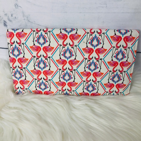 CLUTCH | Flamingo Shoulder Clutch Purse-646 - Picture 4 of 8